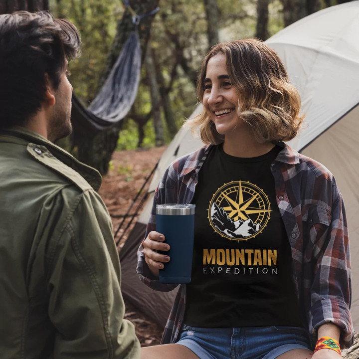 Mountain expedition - tricou pentru femei cu imprimeu