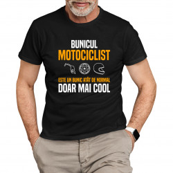 Bunicul motociclist este un bunic atât de normal, doar mai cool - tricou pentru bărbați cu imprimeu