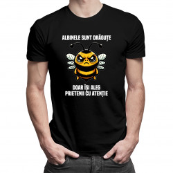 Albinele sunt drăguțe - tricou pentru bărbați cu imprimeu