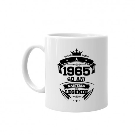1965 Nașterea unei legende 60 ani - cană