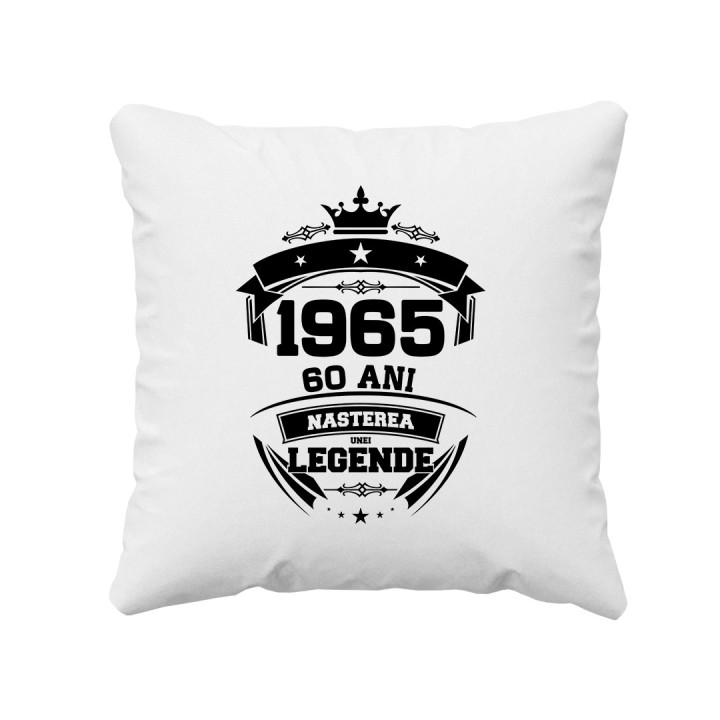 1965 Nașterea unei legende 60 ani! - pernă