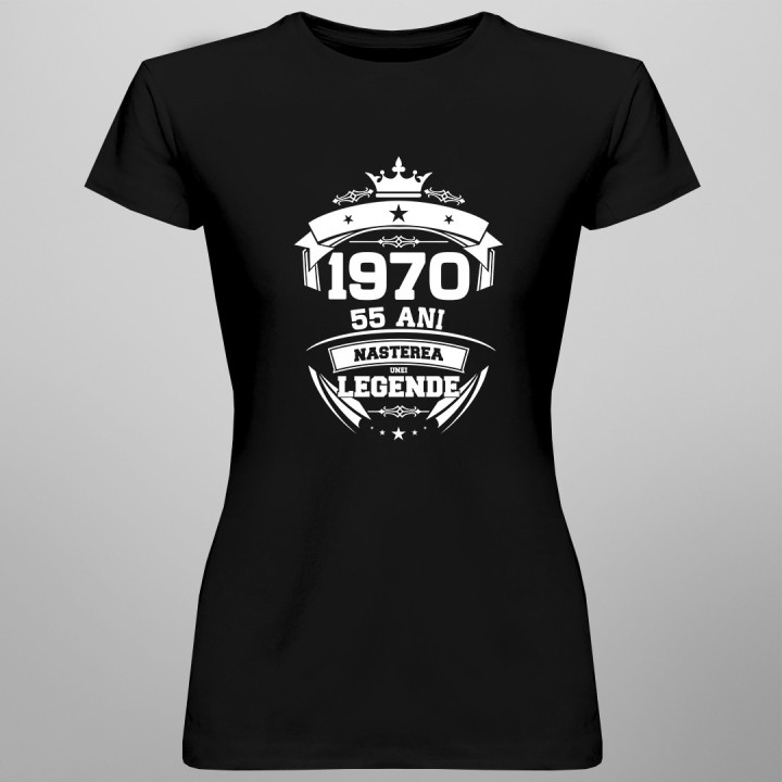 1970 Nașterea unei legende 55 ani! - tricou pentru femei cu imprimeu
