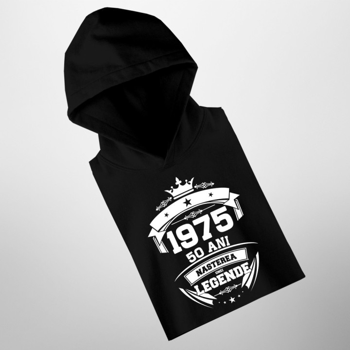 1975 Nașterea unei legende 50 ani! - bluză bărbătească cu imprimeu