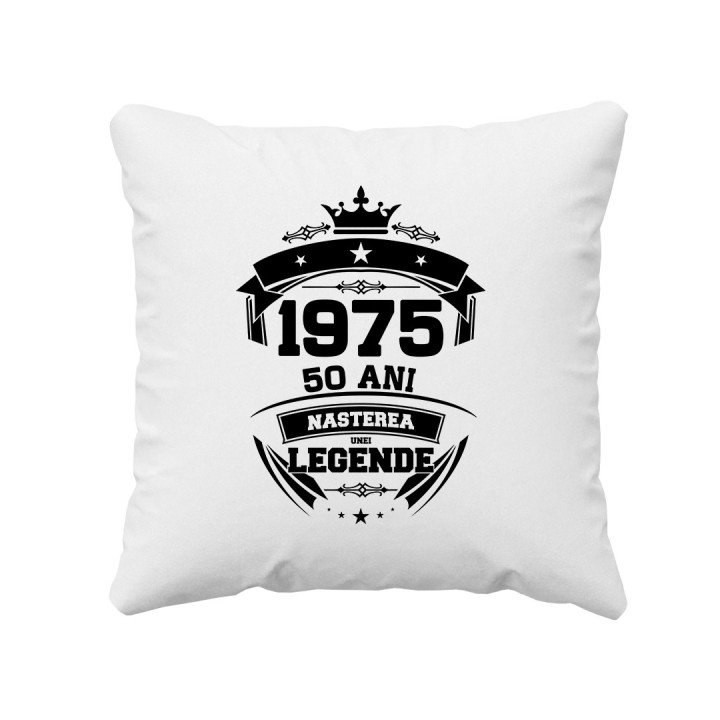 1975 Nașterea unei legende 50 ani! - pernă