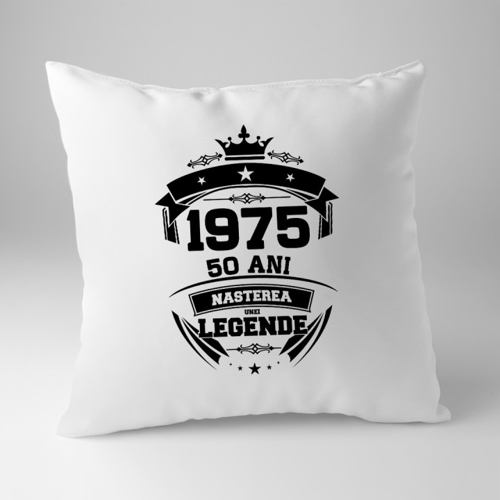 1975 Nașterea unei legende 50 ani! - pernă