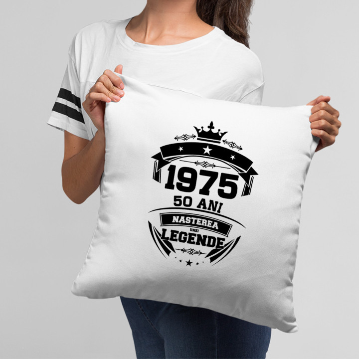 1975 Nașterea unei legende 50 ani! - pernă