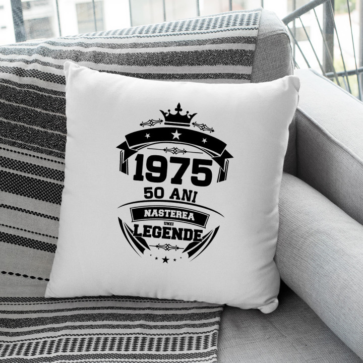 1975 Nașterea unei legende 50 ani! - pernă
