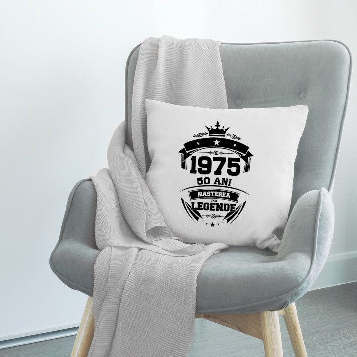 1975 Nașterea unei legende 50 ani! - pernă