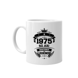 1975 Nașterea unei legende 50 ani!  - cană