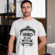 1980 Nașterea unei legende 45 ani! - tricou pentru bărbați cu imprimeu