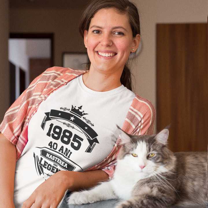 1985 Nașterea unei legende 40 ani! - tricou pentru femei cu imprimeu