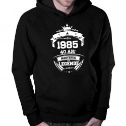 1985 Nașterea unei legende 40 ani! - bluză bărbătească cu imprimeu