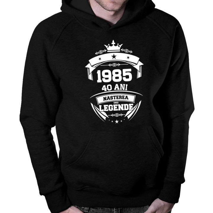 1985 Nașterea unei legende 40 ani! - bluză bărbătească cu imprimeu