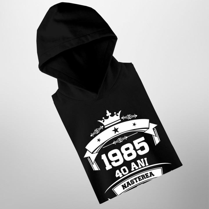 1985 Nașterea unei legende 40 ani! - bluză bărbătească cu imprimeu