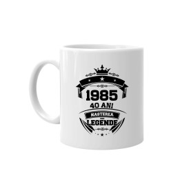 1985 Nașterea unei legende 40 ani!  - cană