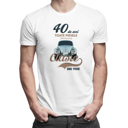 40 de ani - Clasic din 1985 - tricou pentru bărbați cu imprimeu
