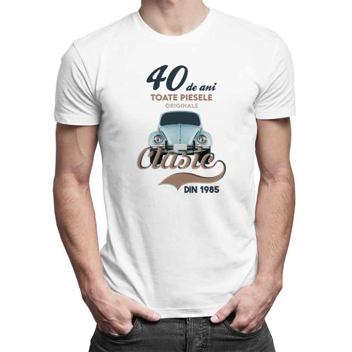 40 de ani - Clasic din 1985 - tricou pentru bărbați cu imprimeu
