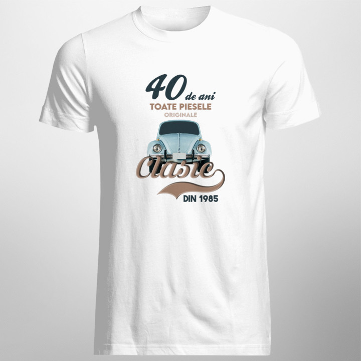 40 de ani - Clasic din 1985 - tricou pentru bărbați cu imprimeu
