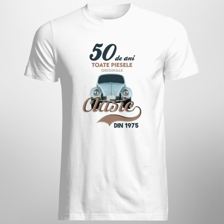 50 de ani - Clasic din 1975 - tricou pentru bărbați cu imprimeu
