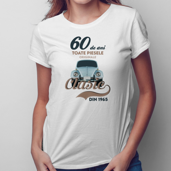 60 de ani - Clasic din 1965 - tricou pentru femei cu imprimeu