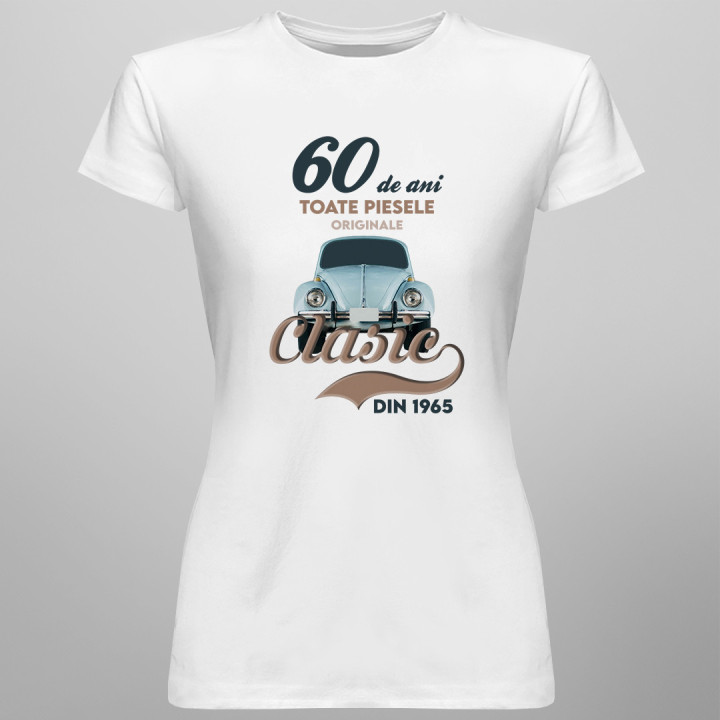 60 de ani - Clasic din 1965 - tricou pentru femei cu imprimeu