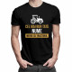 Cel mai bun tată (nume) merge cu tractorul - tricou pentru bărbați cu imprimeu - produs personalizat