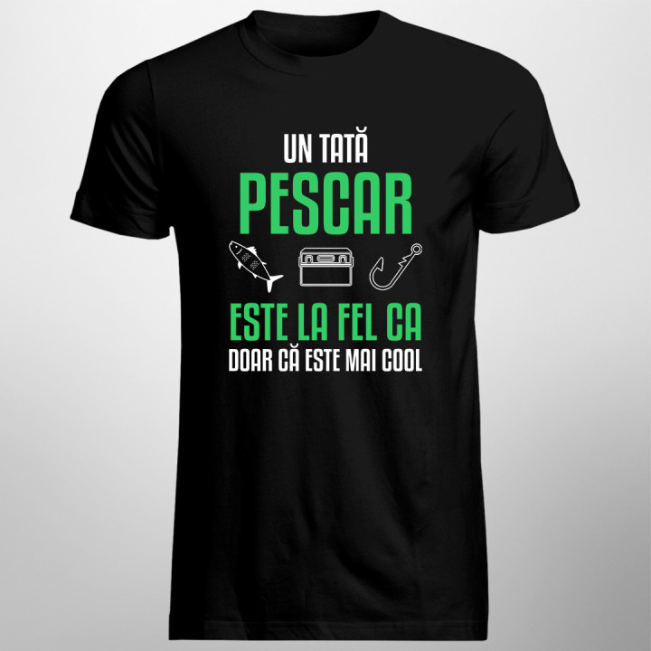 Un tată pescar - tricou pentru bărbați cu imprimeu