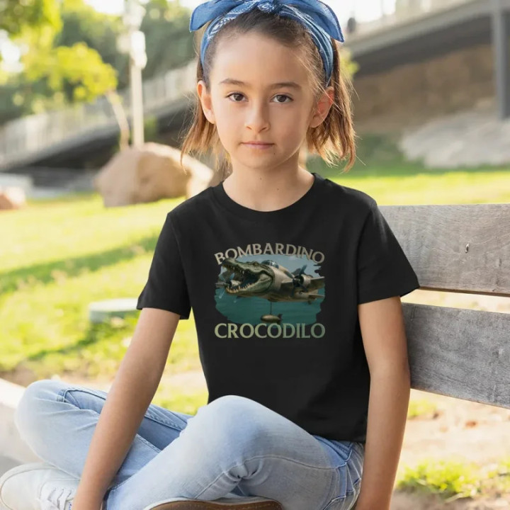Bombardino Crocodilo - Italian Brainrot - tricou pentru copii