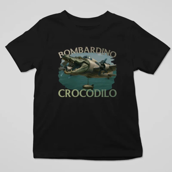 Bombardino Crocodilo - Italian Brainrot - tricou pentru copii