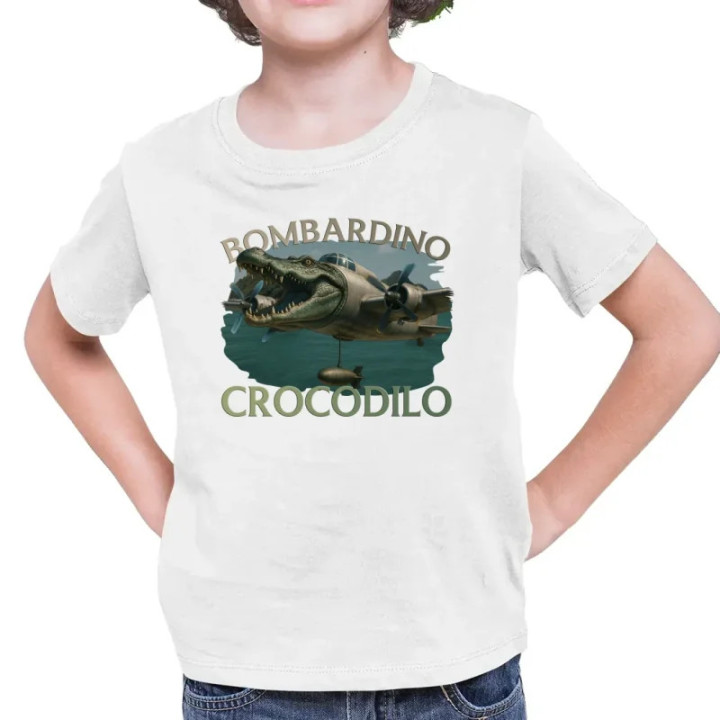 Bombardino Crocodilo - Italian Brainrot - tricou pentru copii