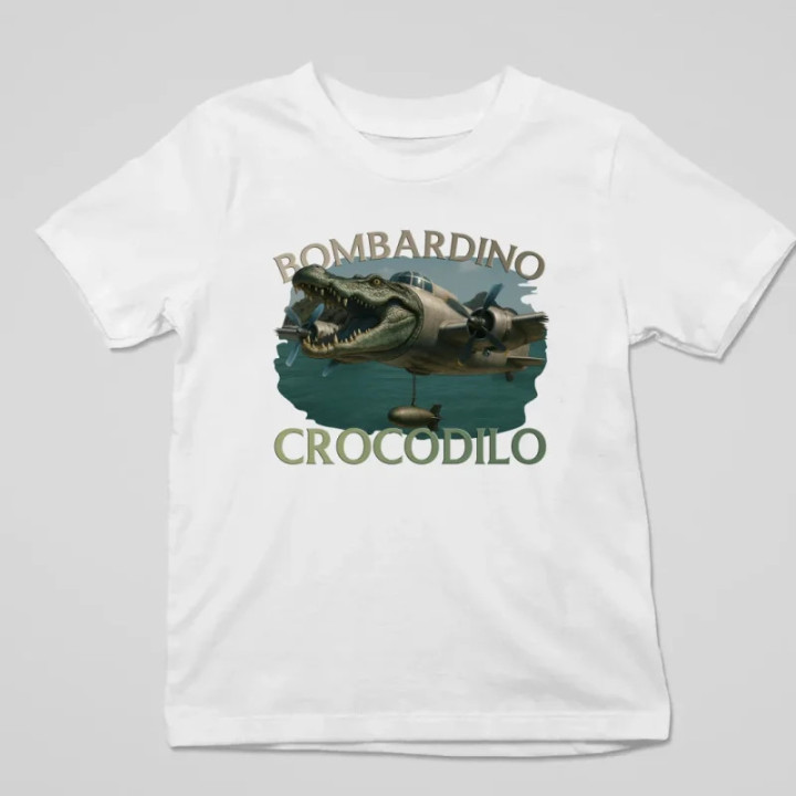 Bombardino Crocodilo - Italian Brainrot - tricou pentru copii