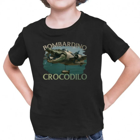Bombardino Crocodilo - Italian Brainrot - tricou pentru copii
