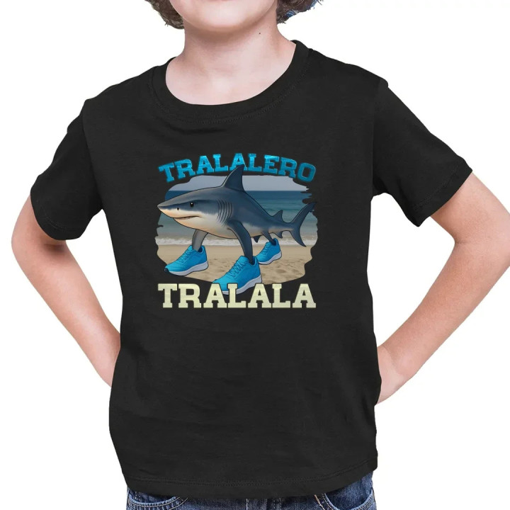 Tralalero Tralala - Italian Brainrot - tricou pentru copii