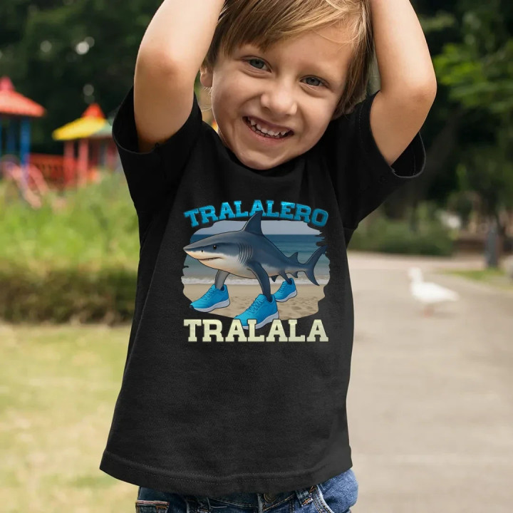 Tralalero Tralala - Italian Brainrot - tricou pentru copii