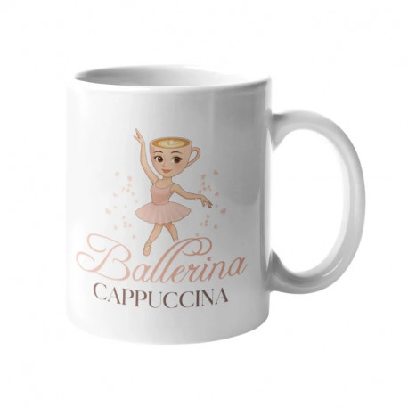 Ballerina Cappuccina - Italian Brainrot - cană