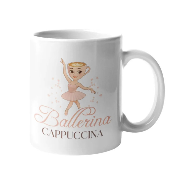 Ballerina Cappuccina - Italian Brainrot - cană