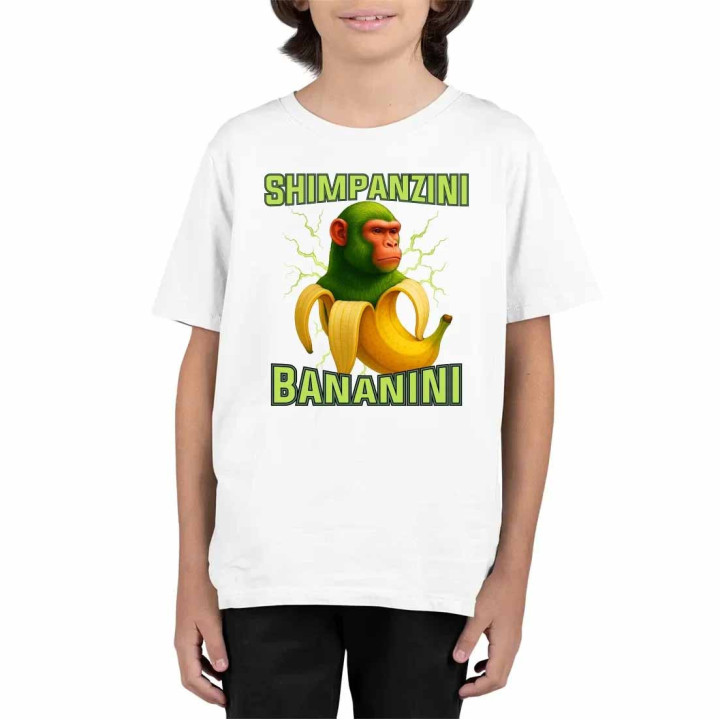 Shimpanzini bananini - Italian Brainrot - tricou pentru copii