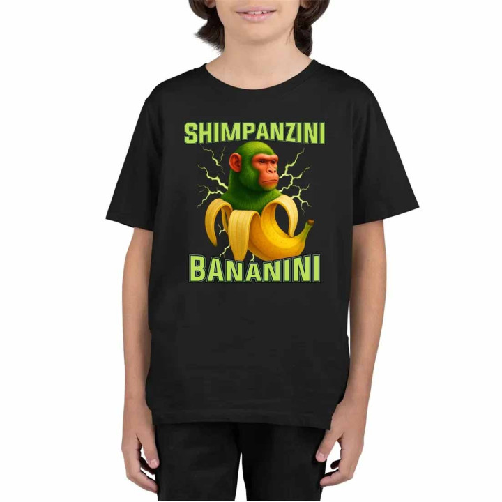 Shimpanzini bananini - Italian Brainrot - tricou pentru copii