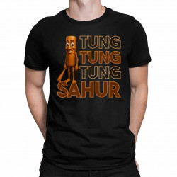 Tung tung tung sahur - włoski brainrot - tricou pentru bărbați cu imprimeu