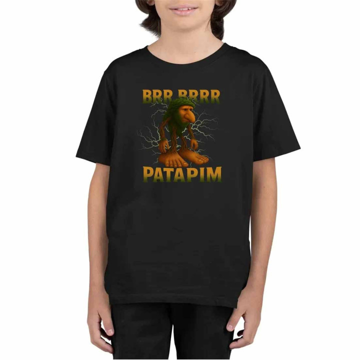 Brr brr patapim - Italian Brainrot - tricou pentru copii
