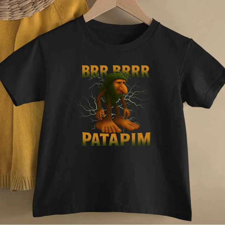 Brr brr patapim - Italian Brainrot - tricou pentru copii
