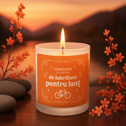 Lumânare cu aromă de lubrifiant pentru lanț - lumânare parfumată cadou