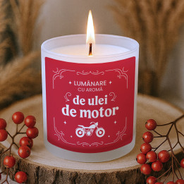 Lumânare cu aromă de ulei de motor - lumânare parfumată cadou