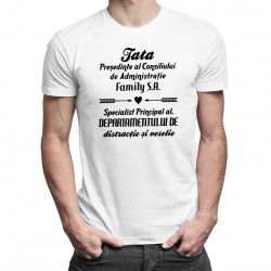 Tata - Președinte al Consiliului - tricou bărbătesc cu imprimeu