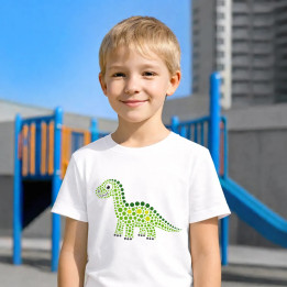 Dinozaur din puncte - ziua punctului - tricou pentru copii