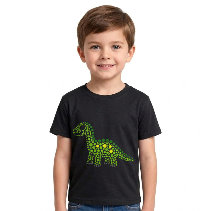 Dinozaur din puncte - ziua punctului - tricou pentru copii