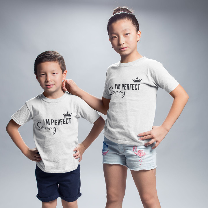 I'm perfect, sorry  - T-shirt pentru copii