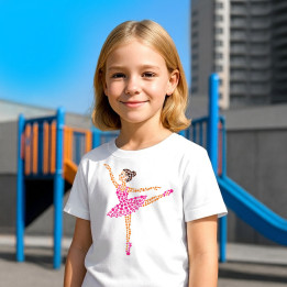 Balerină din puncte - ziua punctului - tricou pentru copii