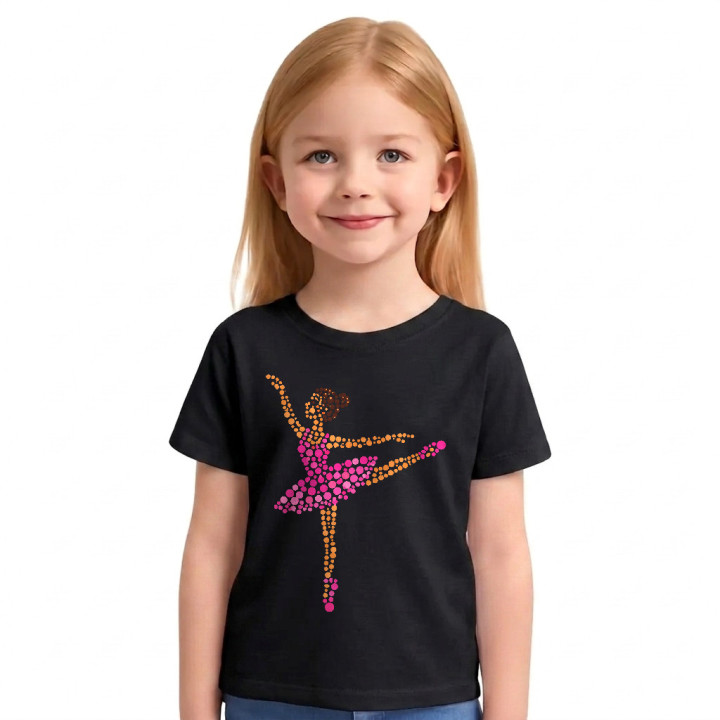 Balerină din puncte - ziua punctului - tricou pentru copii
