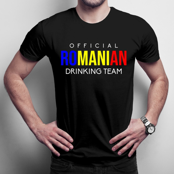Official romanian drinking team - T-shirt pentru bărbați
